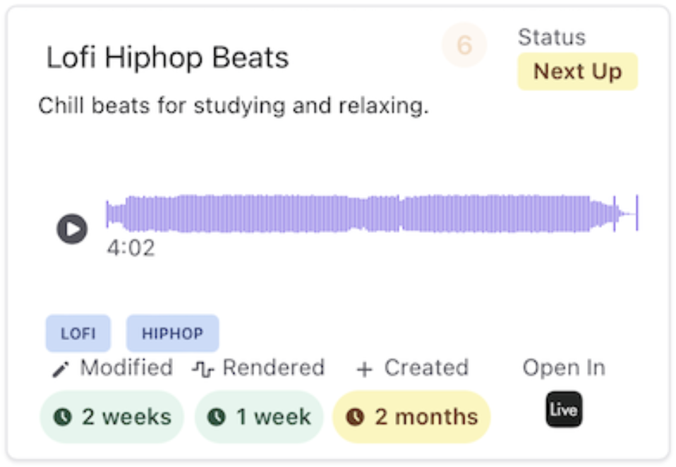 Waveform Previews